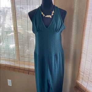 Elegant Green Halter Jumpsuit